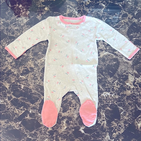 cloud island Other - NWOT CLOUD ISLAND Pink/Gray Cherry Footies